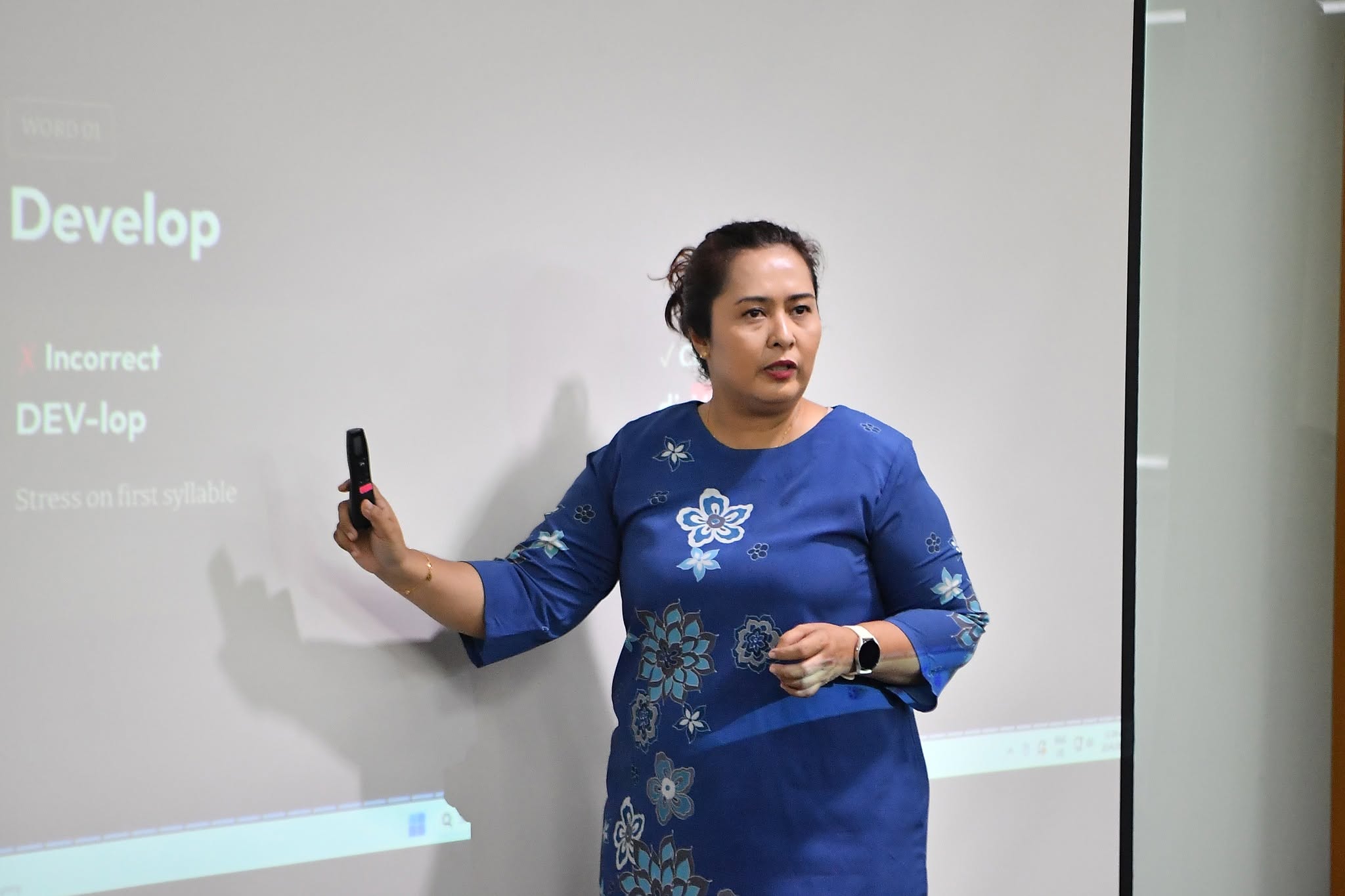 Kursus The Art of Accurate Pronunciation for Broadcaster telah diadakan pada 25 Jun 2026
